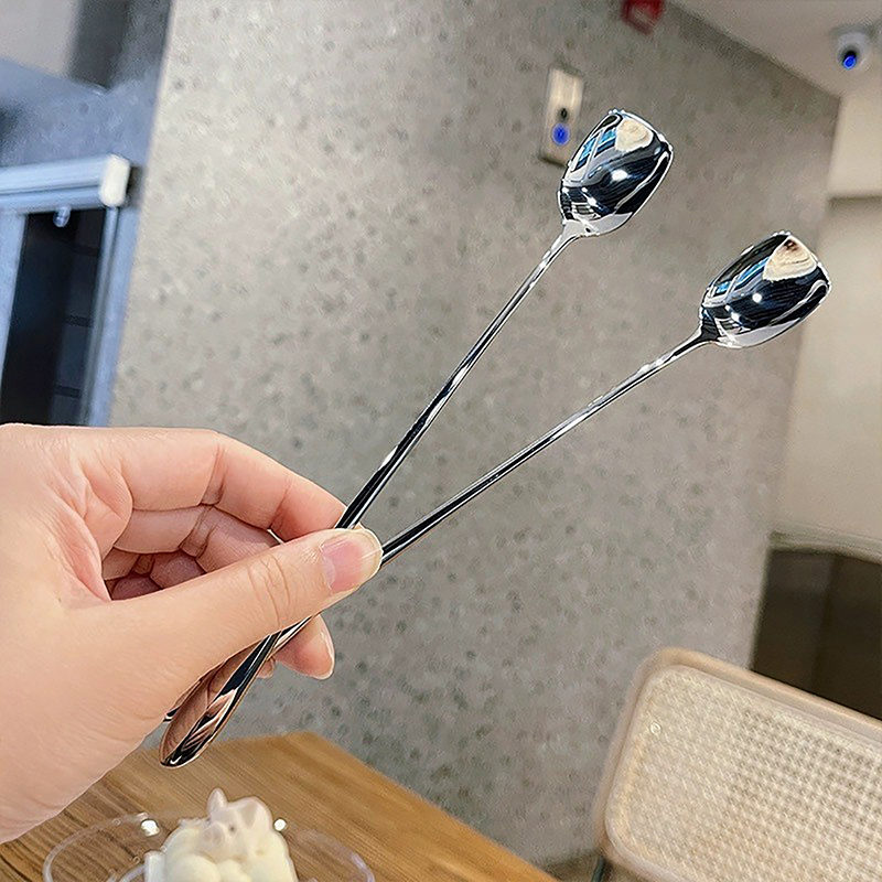 Coffee Tea Mix - 20CM Stainless Steel Long Handle Stir