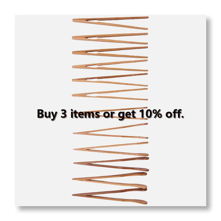 Tea & Coffee Quận 1 - 12PCS Bamboo Toaster Tongs, 7 Inch