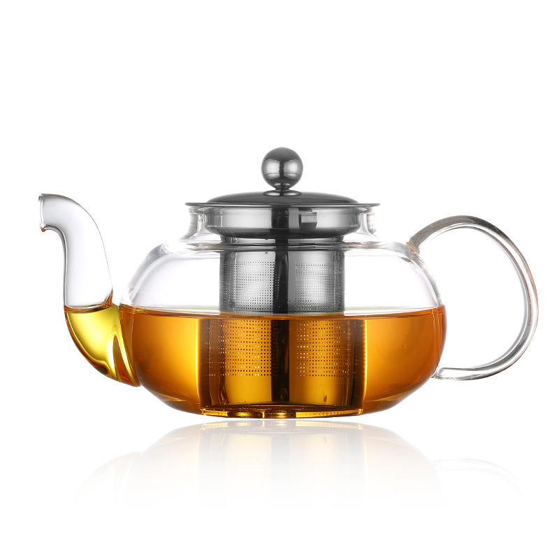 Dispenser Coffee And Tea - 600/800ml Heat Resistant Glass Teapot Flower