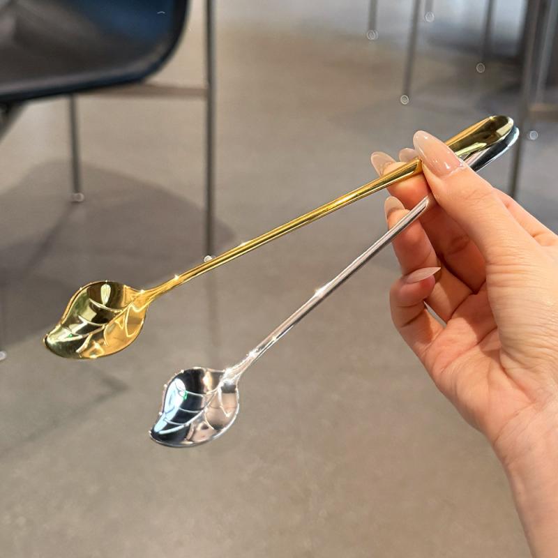 Coffee Tea Mix - 1Pcs Stainless Steel Mixing Spoon Long