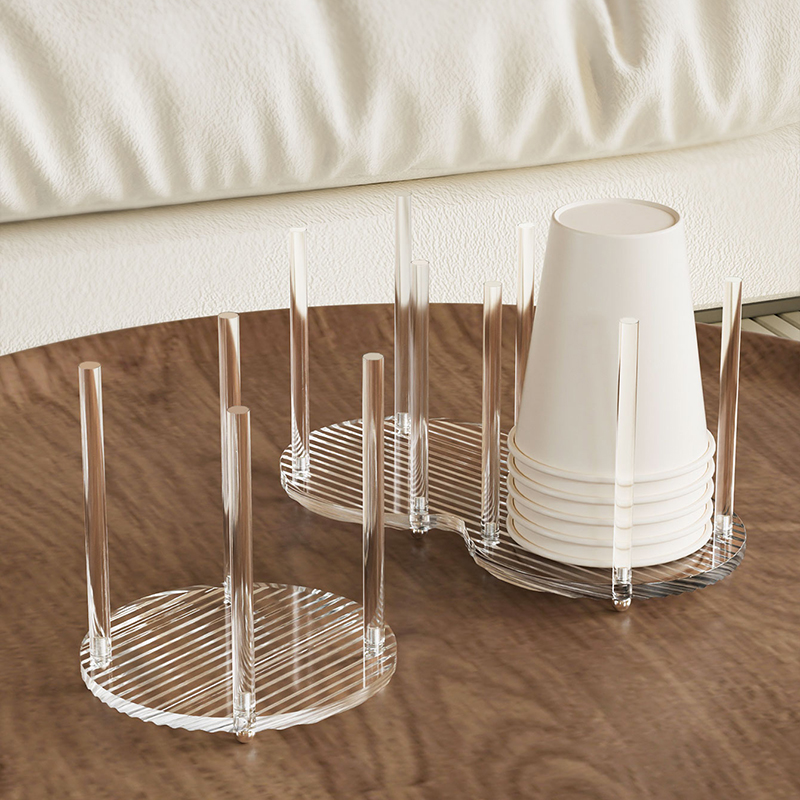 Dispenser Coffee And Tea - Acrylic Transparent Paper Cup Holder Disposable