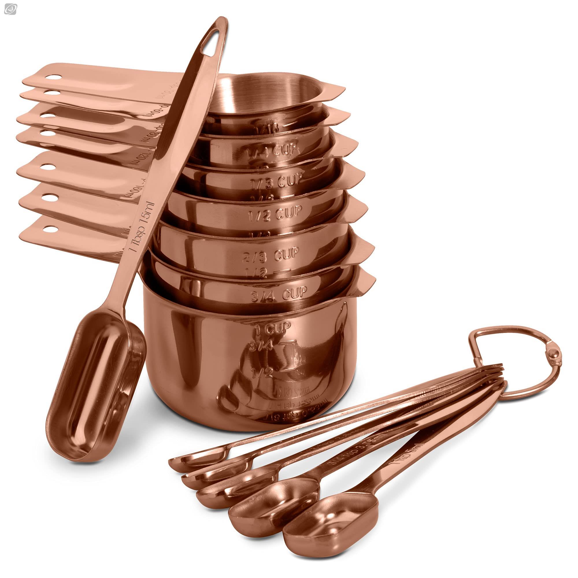Coffee Tea Mix - 13 Pcs Measuring Spoons Set Stainless