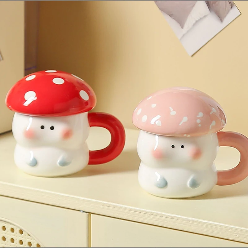 Cute Mushroom Mug Exquisite Ce - Coffee Tea Or ulasan dan harga