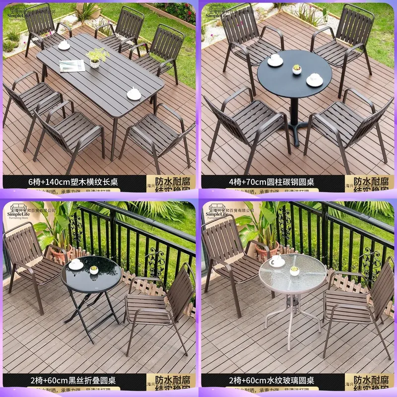 Outdoor Wooden Coffee Table fo - Coffee Tea Garden ulasan dan harga