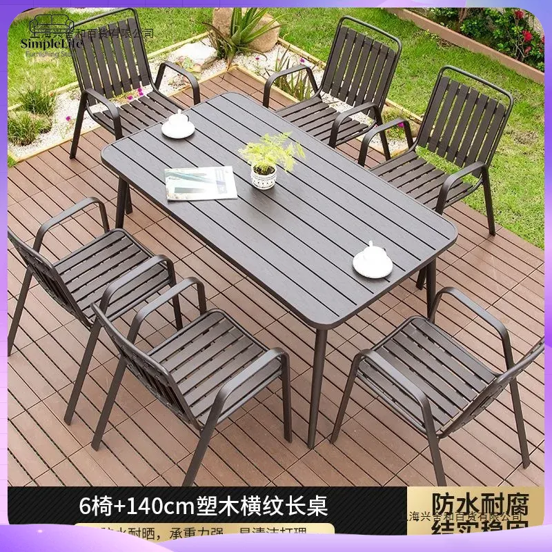 Outdoor Wooden Coffee Table fo - Coffee Tea Garden ulasan dan harga