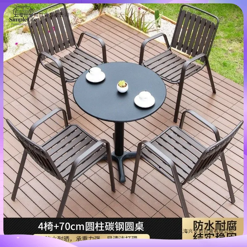 Outdoor Wooden Coffee Table fo - Coffee Tea Garden ulasan dan harga