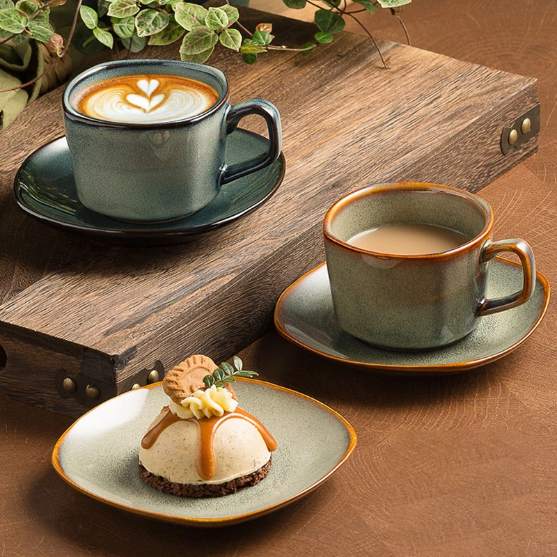 1PC 300ml Retro Ceramic Coffee - Coffee Tea Garden ulasan dan harga