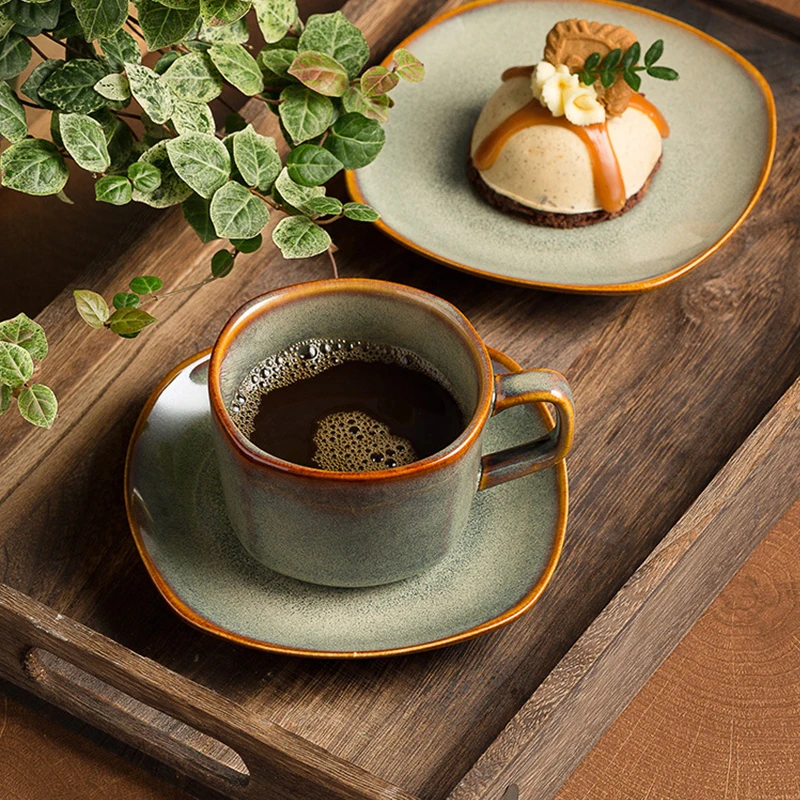 1PC 300ml Retro Ceramic Coffee - Coffee Tea Garden ulasan dan harga