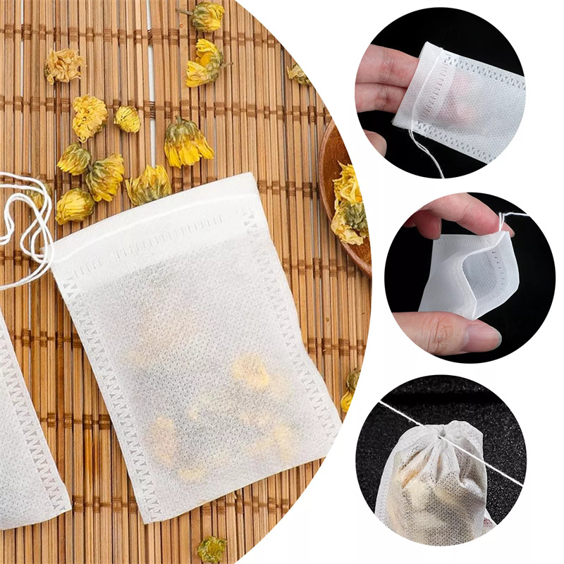 100PCS Non-woven Tea Bags Disp - Coffee Tea Infuser ulasan dan harga