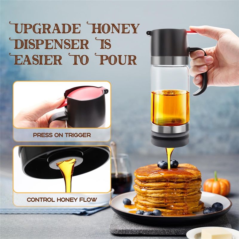 A21I-12 OZ Glass Honey Dispens - Coffee Tea Or ulasan dan harga
