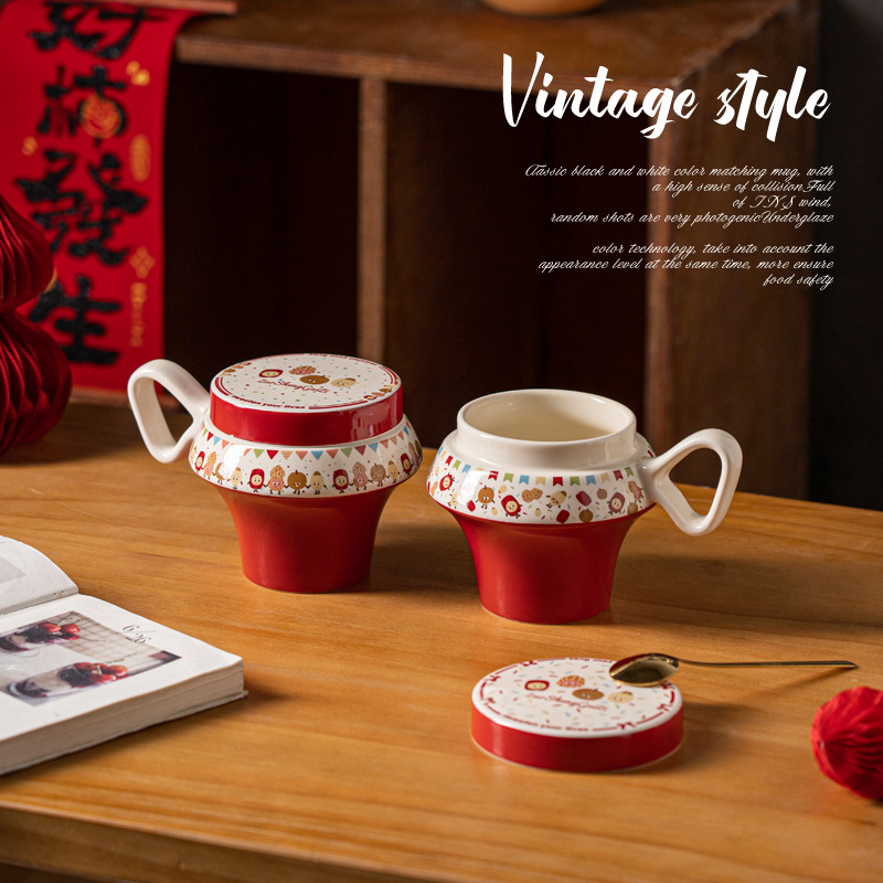 Creative Ceramic Coffee Cup wi - Coffee Tea Or ulasan dan harga