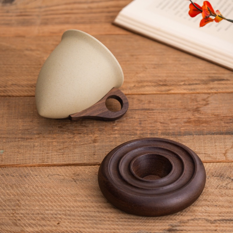 Creative Brown Ceramic and Woo - Coffee Tea Garden ulasan dan harga