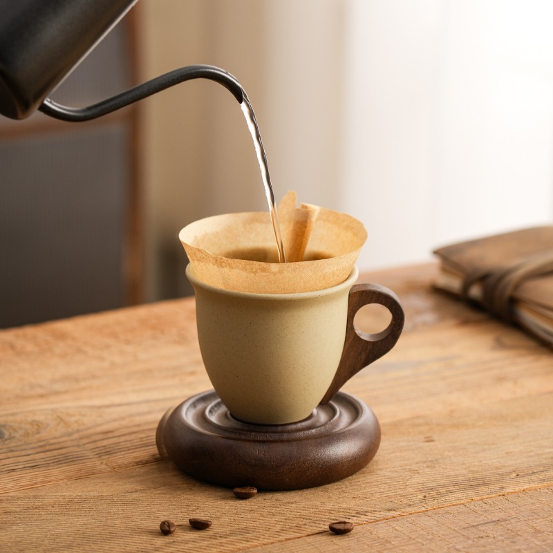 Creative Brown Ceramic and Woo - Coffee Tea Garden ulasan dan harga