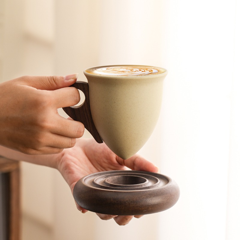 Creative Brown Ceramic and Woo - Coffee Tea Garden ulasan dan harga
