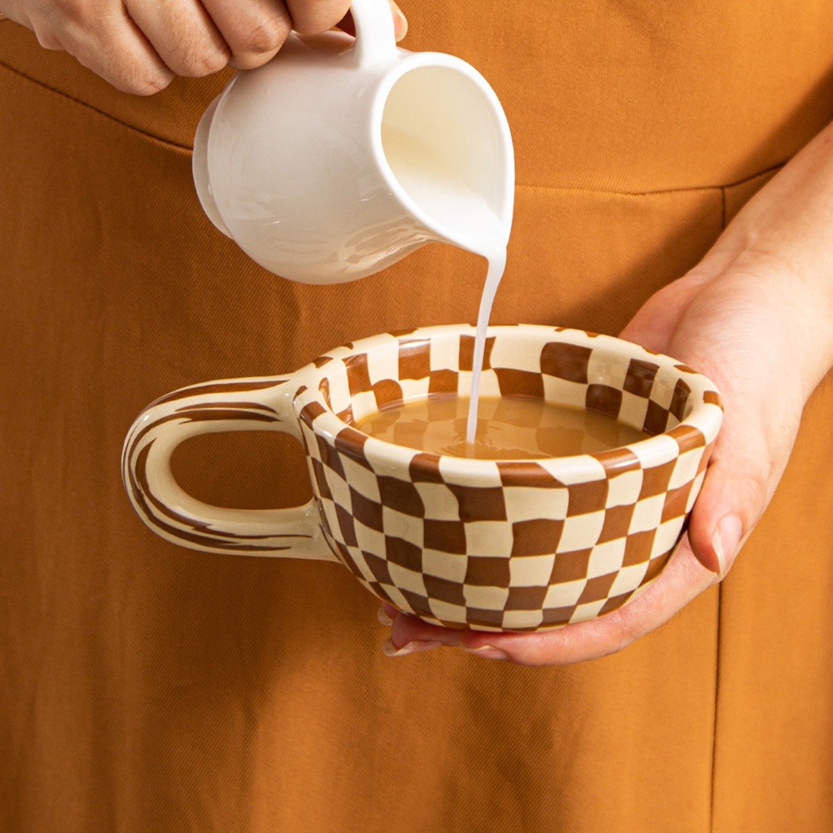 1pc Ceramic Coffee Mug with Wr - Coffee & Tea Maker Machine ulasan dan harga