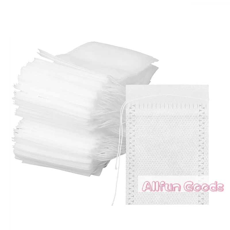 100PCS Non-woven Tea Bags Disp - Coffee Tea Infuser ulasan dan harga