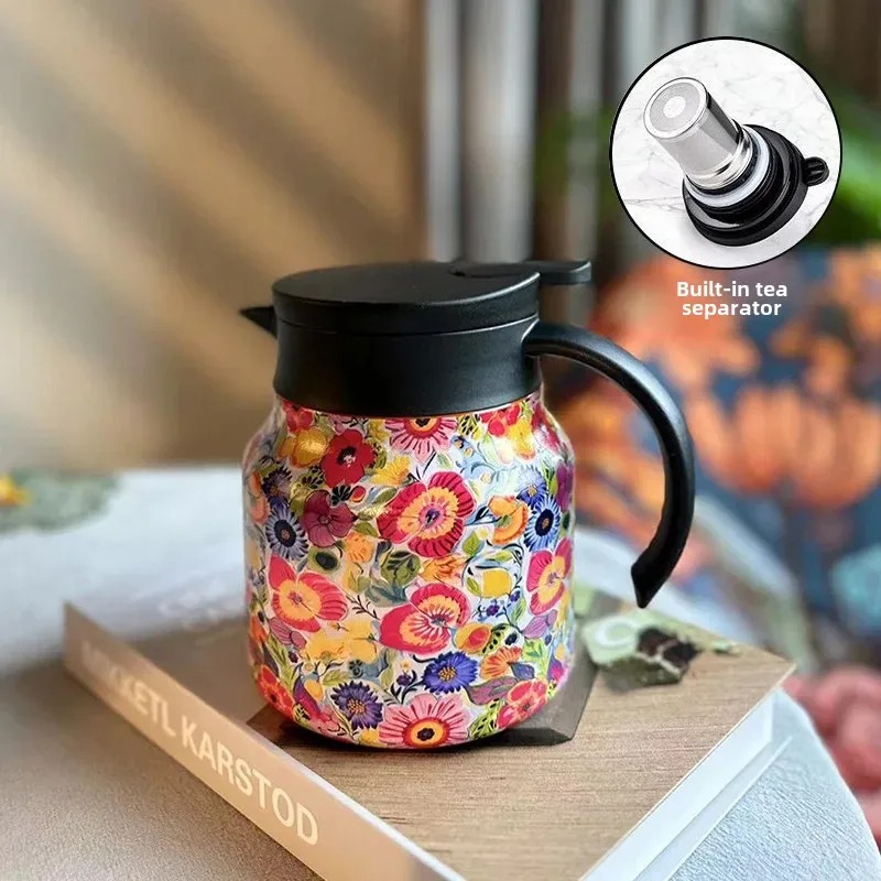 800ml Coffee Pot with Tea Infu - Coffee Tea Infuser ulasan dan harga