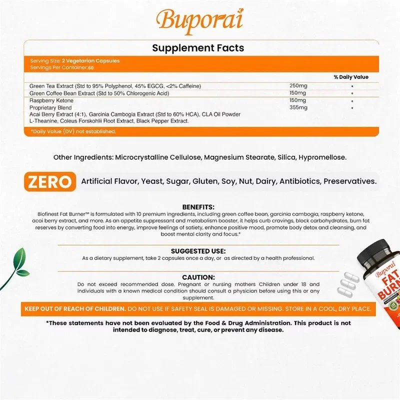 Fat Burner Capsules - Healthy  - Coffee Tea Mix ulasan dan harga