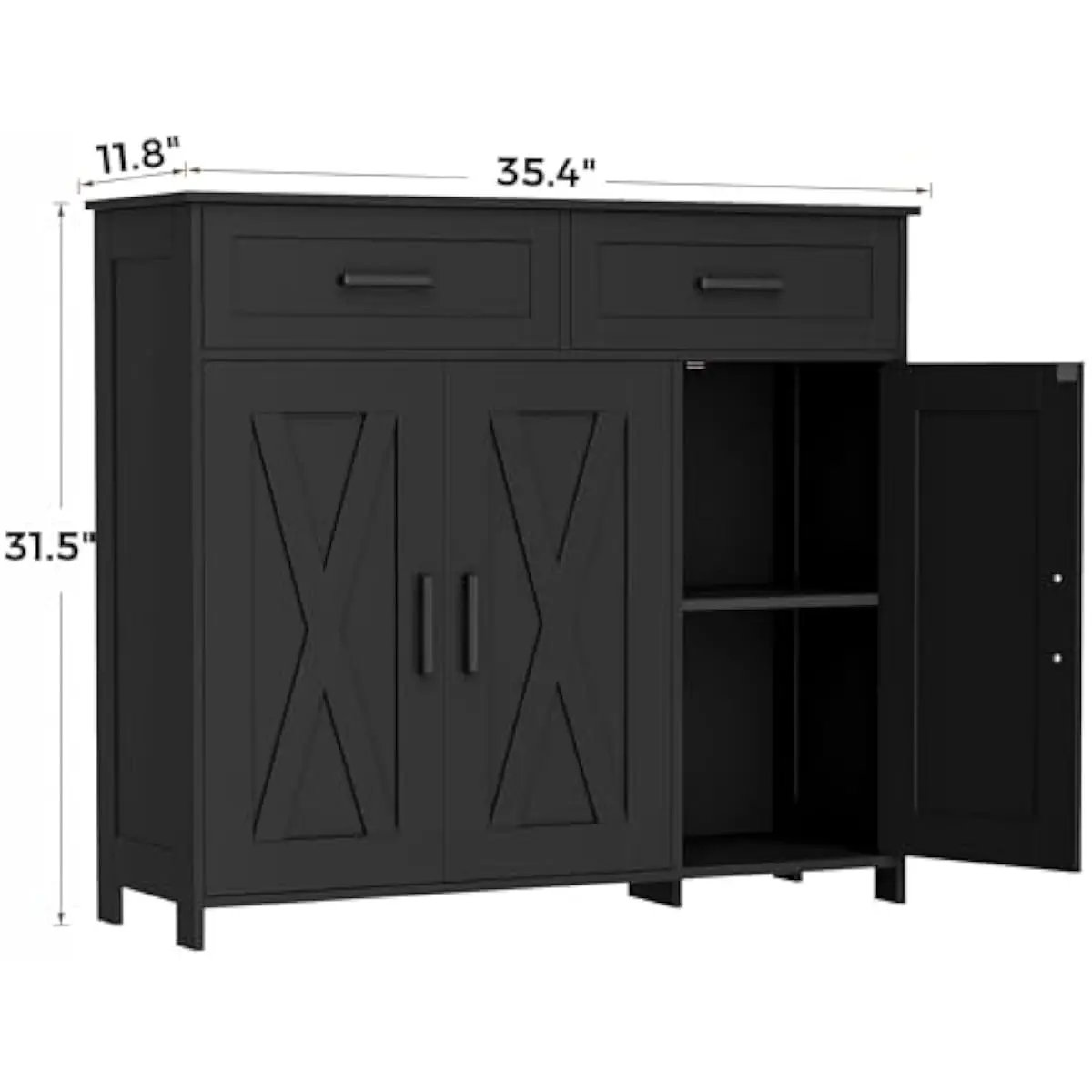 Coffee Bar Storage Cabinet wit - Coffee & Tea Maker Machine ulasan dan harga