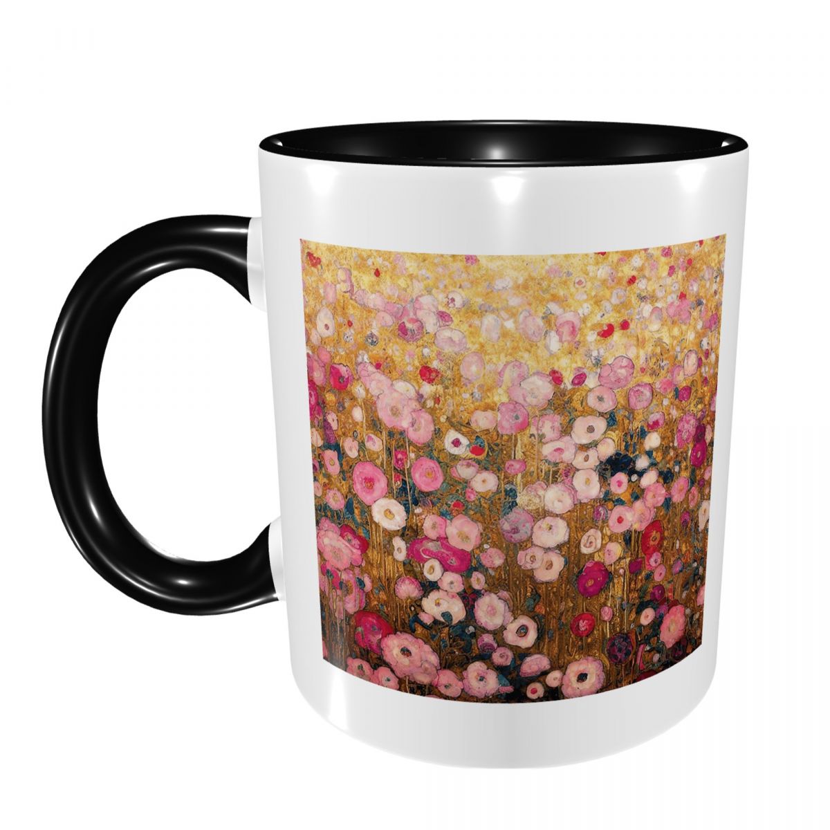 Gustav Klimt Pink Flower Garde - Coffee Tea Garden ulasan dan harga
