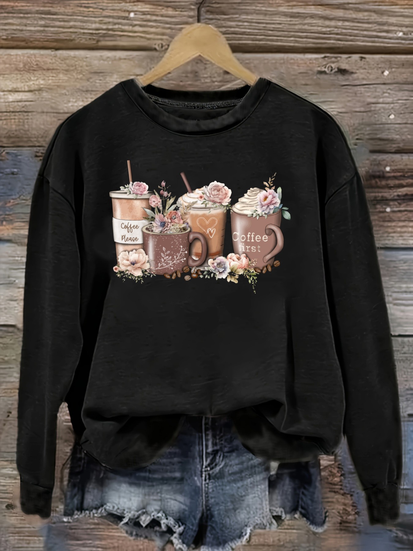 Women's Casual Long Sleeve Cre - Coffee & Tea Maker Machine ulasan dan harga