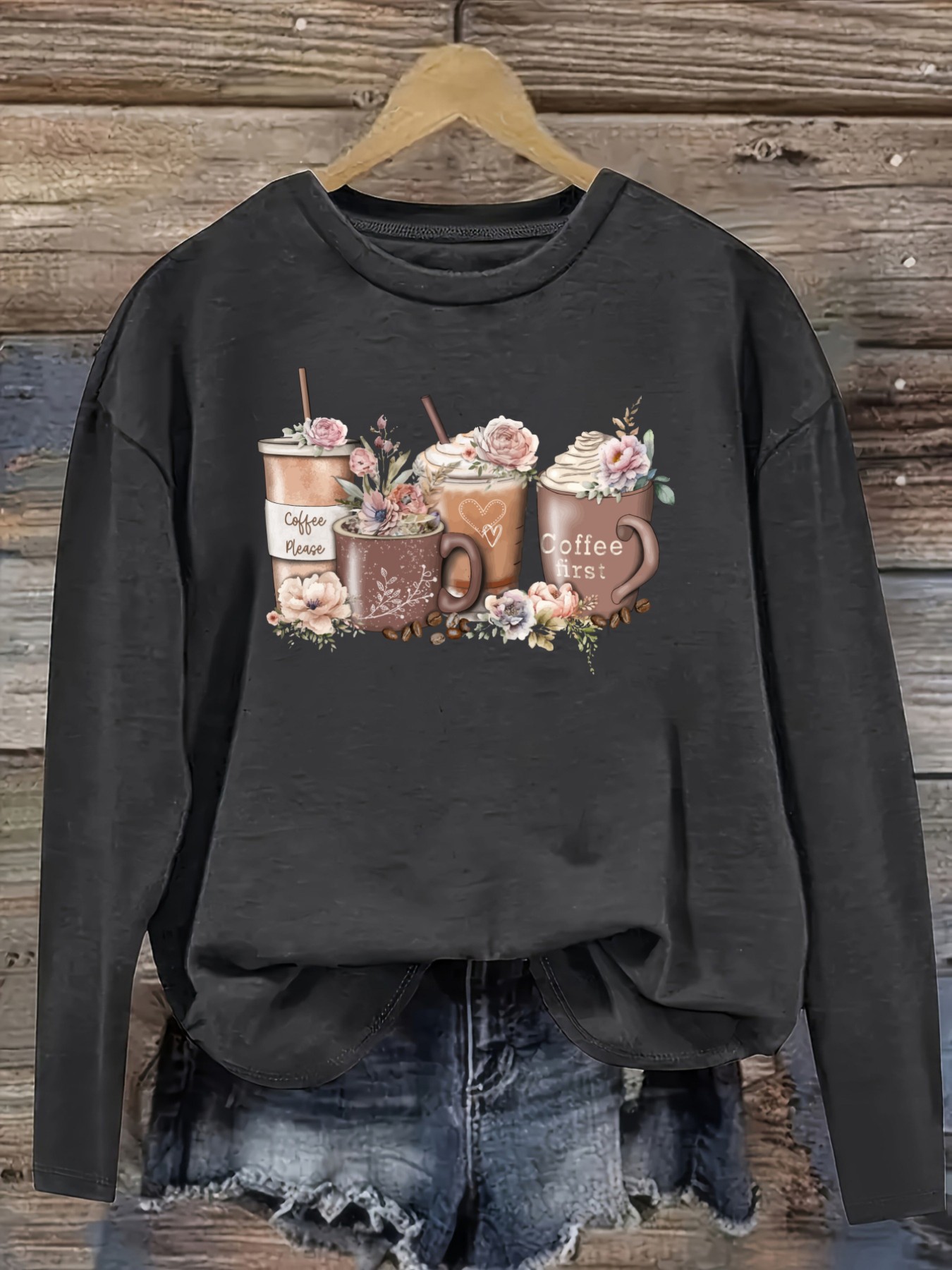 Women's Casual Long Sleeve Cre - Coffee & Tea Maker Machine ulasan dan harga