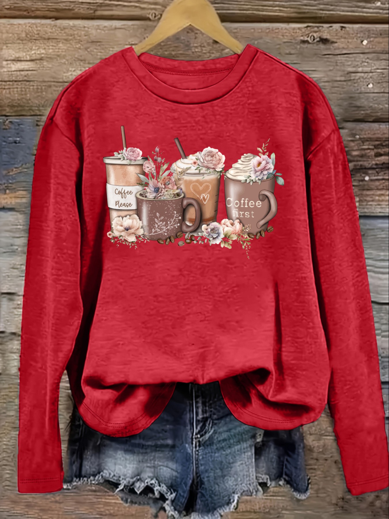 Women's Casual Long Sleeve Cre - Coffee & Tea Maker Machine ulasan dan harga