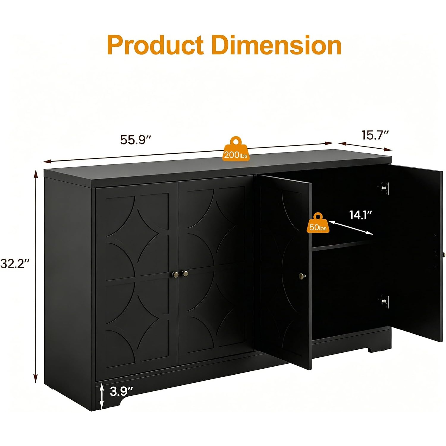 Sideboard Buffet Cabinet with  - Coffee & Tea Maker Machine ulasan dan harga