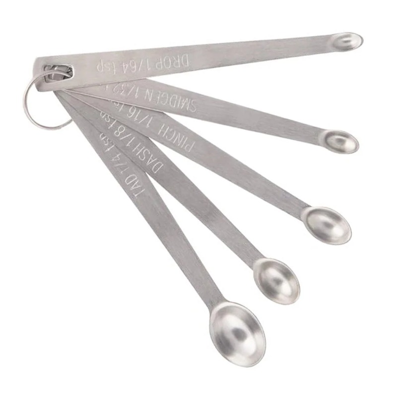 5pcs/Set Small Measuring Spoon - Coffee Tea Mix ulasan dan harga