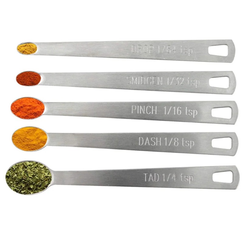 5pcs/Set Small Measuring Spoon - Coffee Tea Mix ulasan dan harga