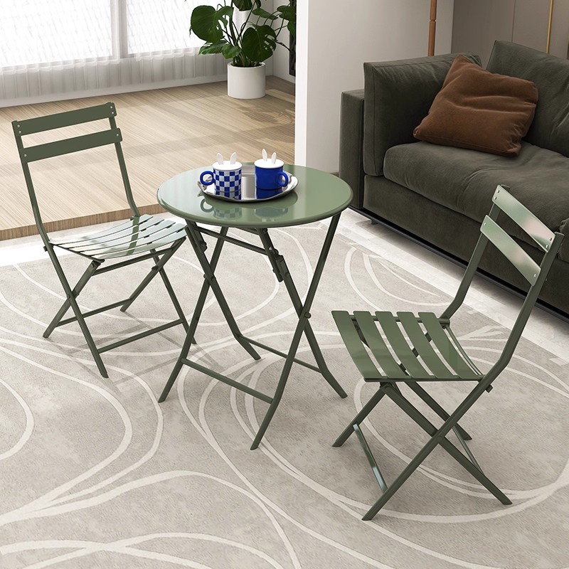 Small Folding Tea Table with C - Coffee Tea Garden ulasan dan harga