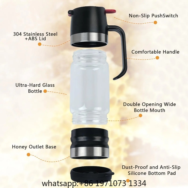 No-Drip Honey Dispenser with B - Dispenser Coffee And Tea ulasan dan harga