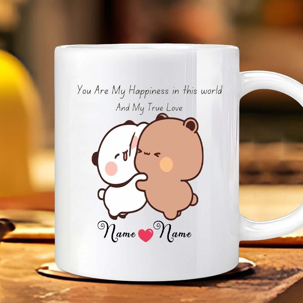 Personalized Romantic Couple M - Coffee Tea Or ulasan dan harga