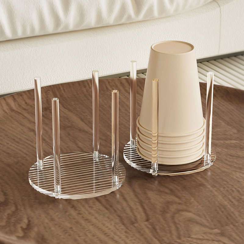 Acrylic Transparent Paper Cup  - Dispenser Coffee And Tea ulasan dan harga