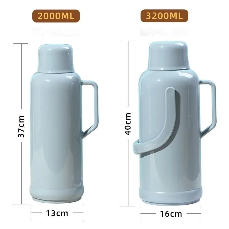 Large Capacity Vacuum Thermos  - Coffee Tea Garden ulasan dan harga