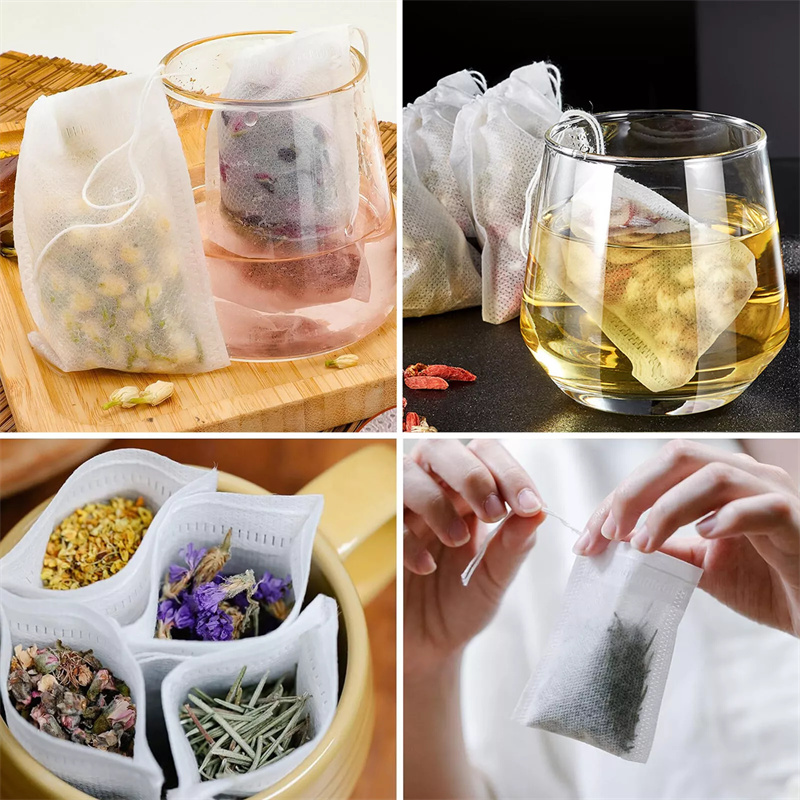 100PCS Non-woven Tea Bags Disp - Coffee Tea Infuser ulasan dan harga