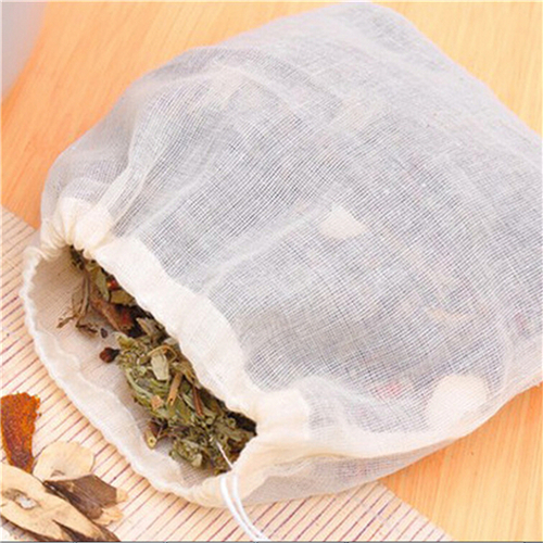 1pc/10Pcs Cotton Tea Bags Musl - Coffee Tea Garden ulasan dan harga