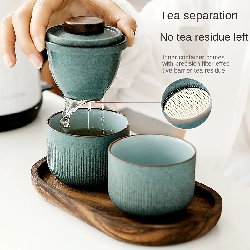 Travel Kung Fu Tea Set Outdoor - Coffee Tea Or ulasan dan harga
